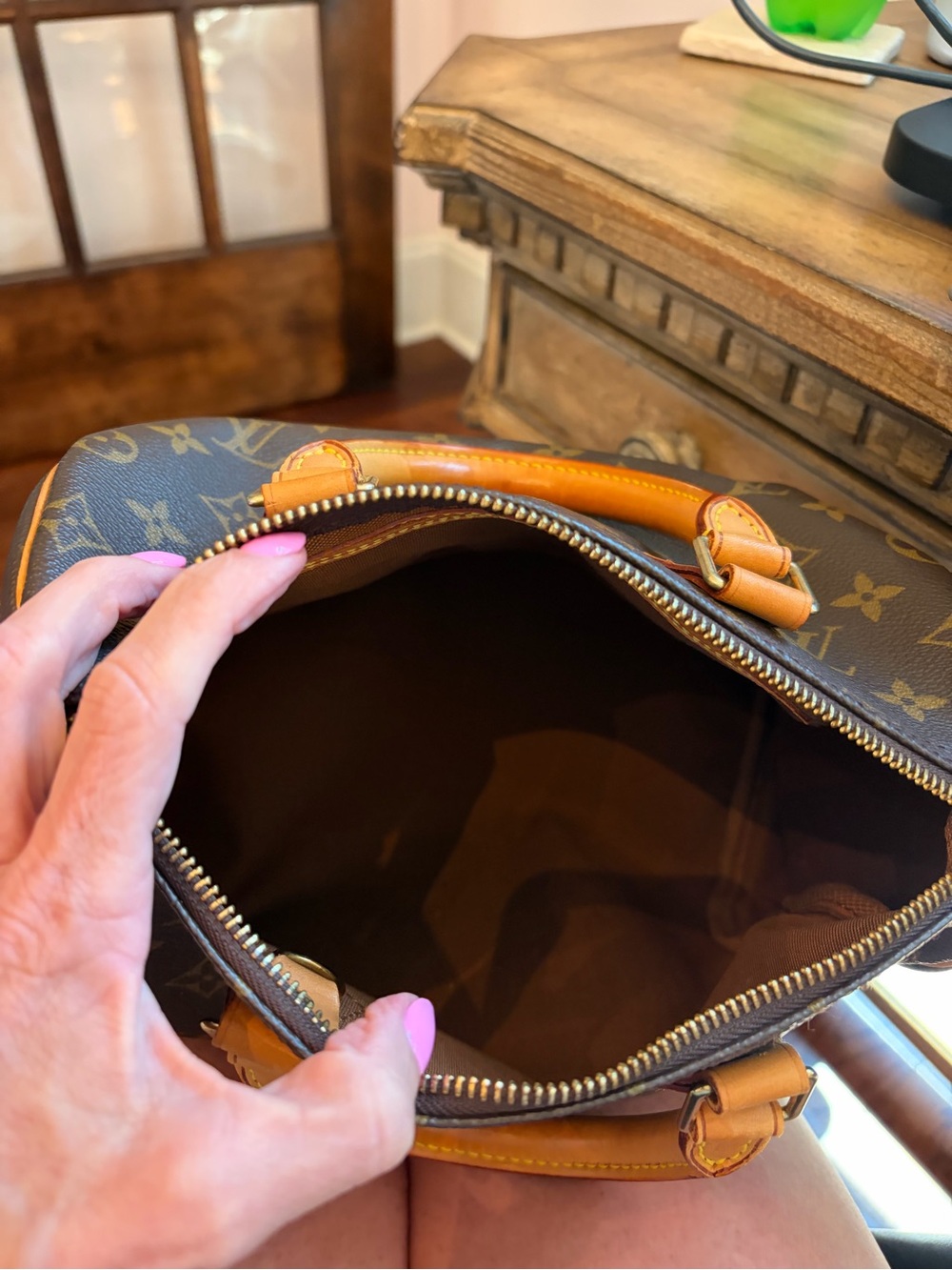 LOUIS VUITTON SPEEDY 25 - Picture 14 of 15